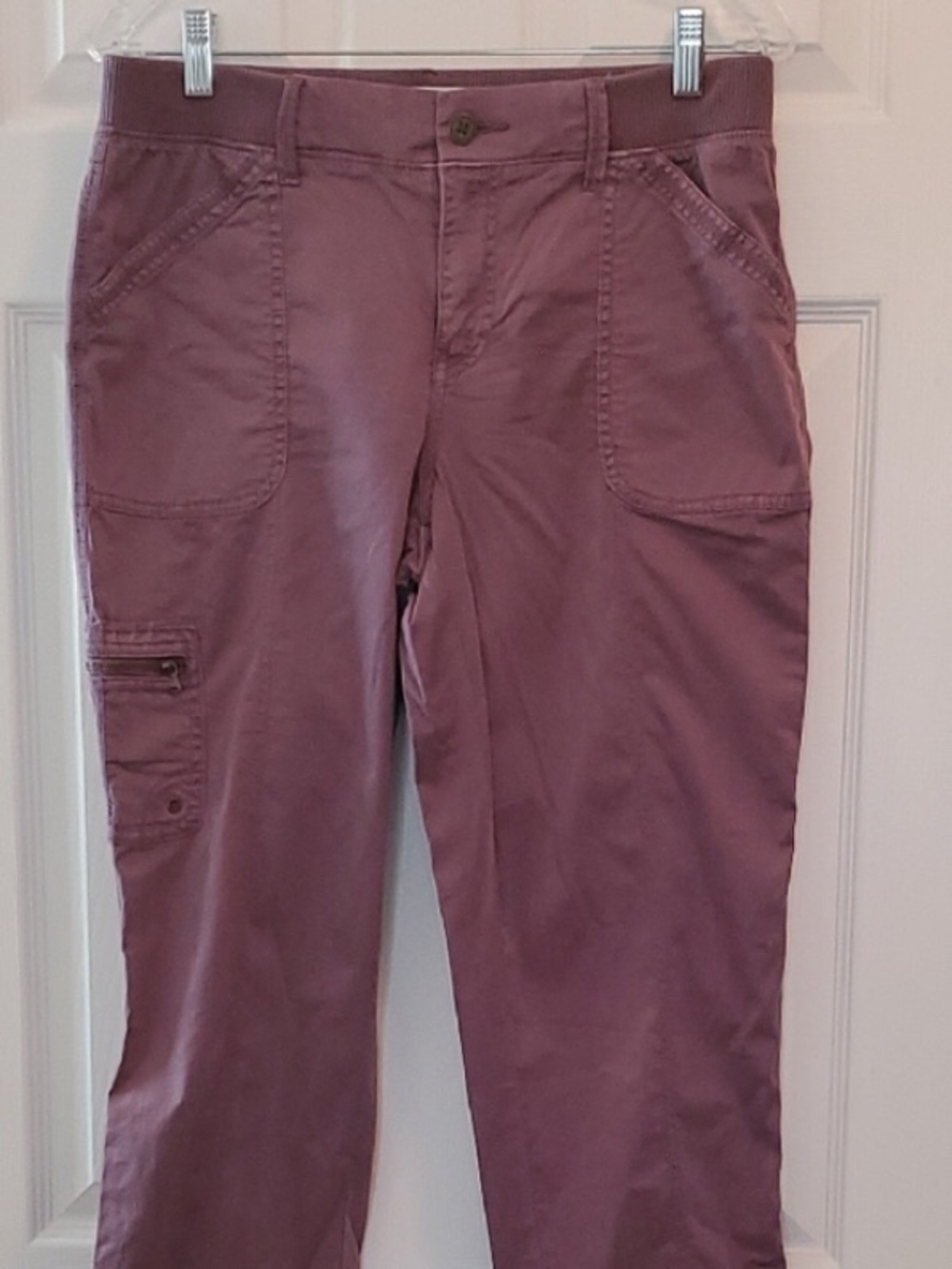 Women's Mauve Cargo Pants